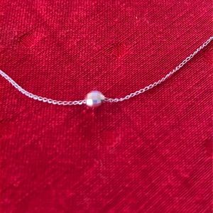 Dogeared Sterling Silver “Keep it Simple” necklace